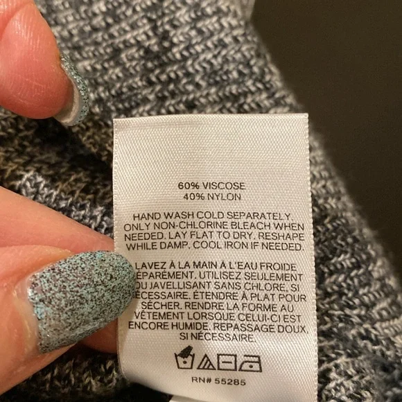 Express Sweater Gray XS - Picture 6 of 6